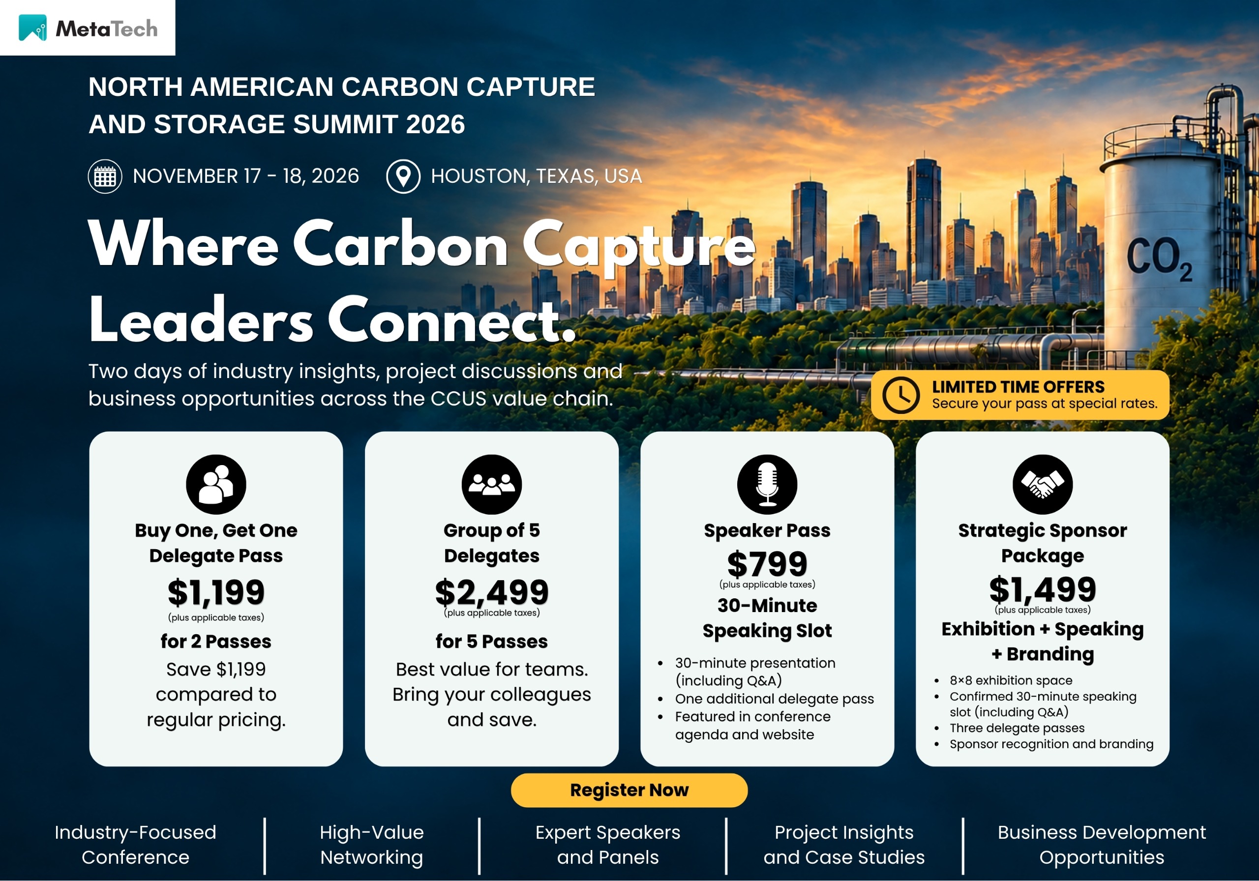 North American Carbon Capture and Storage Summit 2026